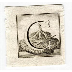 Capital Letter for the Antiquities of Herculaneum Exposed