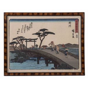 Utagawa Hiroshige - Kakegawa - Modern Art