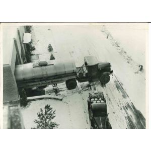 Milk Distribution - American Vintage Photograph