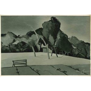 Photograph of Vintage Painting by Beppe Guzzi