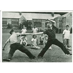 Children Playing- American Vintage Photograph
