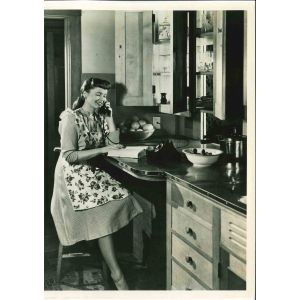 Telephone System - American Vintage Photograph