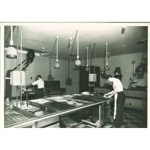 Modern Newspaper Plant - American Vintage Photograph