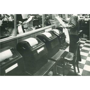 Modern Newspaper Plant - American Vintage Photograph