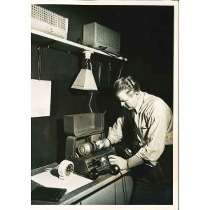 Modern Newspaper Plant - American Vintage Photograph