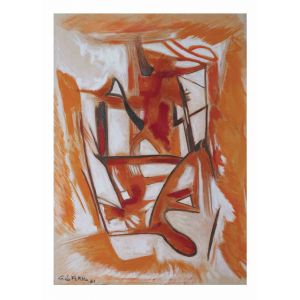 Orange abstract Composition