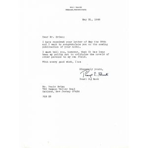 Typewritten Letter Signed by Pearl S. Buck