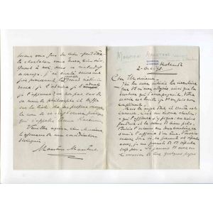 Autograph Letter by Maartens Maartens