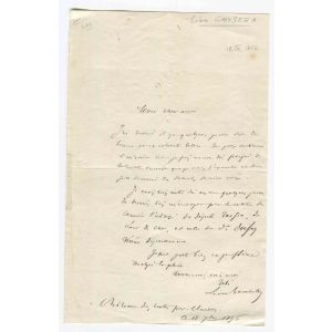 Autograph Letter by Leon Gambetta - Original Manuscripts