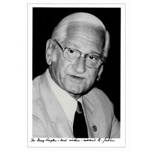 Albert Sabin Photographic Portrait and Dedication