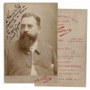 Photographic Portrait and Autograph of Raoul Pugno