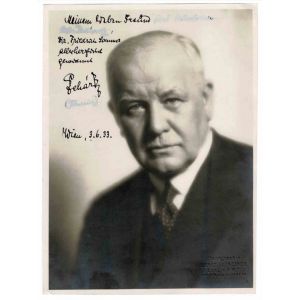 Photographic Portrait and Autograph of Franz Léhar