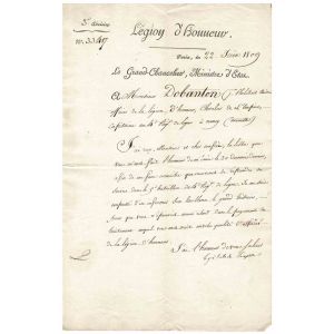 Autograph Letter by Bernard-Germain-de Lacépède