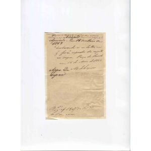 Autograph Document by Luis Alves de Lima