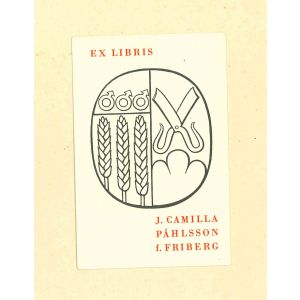Ex Libris Camilla Friberg