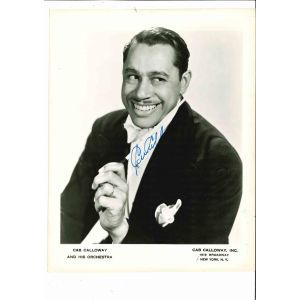 Signed Portrait Cab Calloway 
