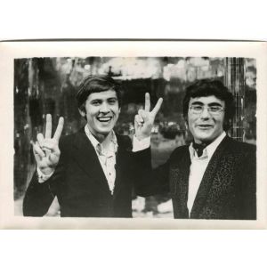 Gianni Morandi and Al Bano - Vintage Photo