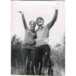 Gianni Morandi and Stefania Casini - Vintage Photo