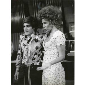 Gianni Morandi and Ornella Vanoni - Vintage Photo 