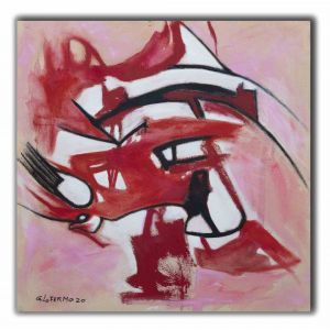 Pink and Red Composition 
