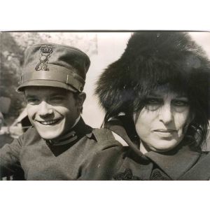 Anna Magnani and Massimo Ranieri - Vintage Photo