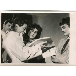 Anna Magnani and Pier Paolo Pasolini - Vintage Photographs