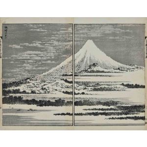 Katsushika Hokusai - Mount Fuji on a Sunny Day - Modern Artwork
