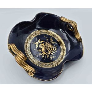 Blue Gilded Tray