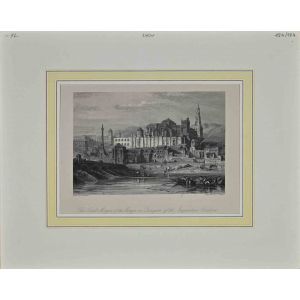 Ancient View of the Mosque and Alcazar in Cordova