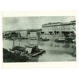 Tiber River View  in Rome - Vintage Photograph  