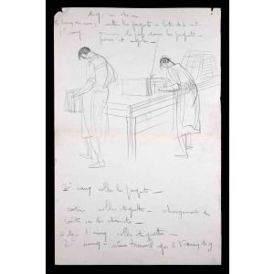 Sketches of two People