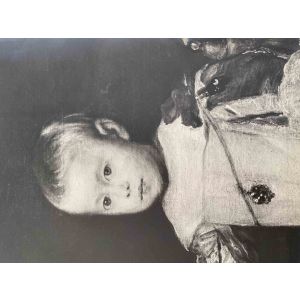  Vintage Photograph of Painting   
