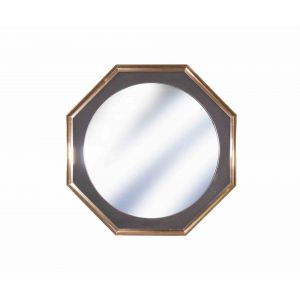 Vintage Brass Wall Mirror