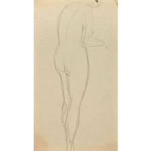 Nude from the back