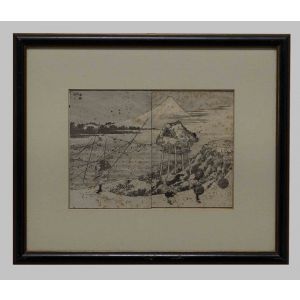 View of Mount Fuji in Winter