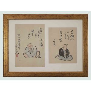 Pair of Oriental Figures