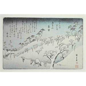 Winter - Eight Scenic Spots in Suburban Edo     