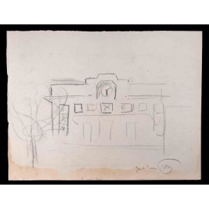 Country House with Clock