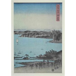 Snow Scene along Kiso Route