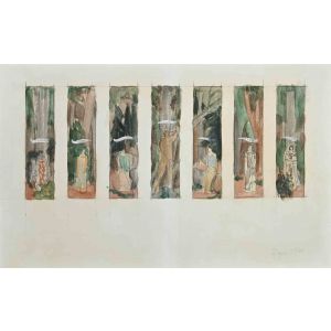 Figures With The Trees