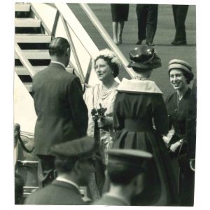 Queen Elizabeth II  and Mother Queen - Vintage Photograph 