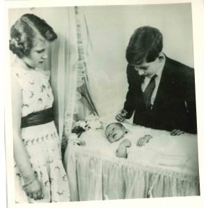 The British Royal Family: Prince Charles Process Anne and Baby Prince Andrew -  Vintage Photograph 