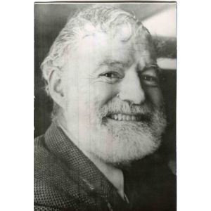 Ernest Hemingway - Vintage Photograph