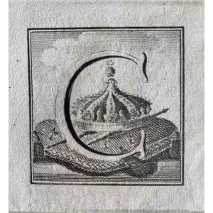 Antiquities of Herculaneum  - Letter of the Alphabet  C