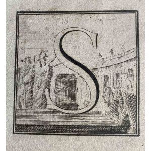 Antiquities of Herculaneum  - Letter of the Alphabet S
