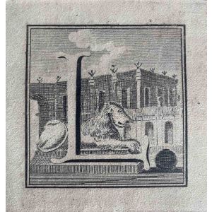 Antiquities of Herculaneum  - Letter of the Alphabet L