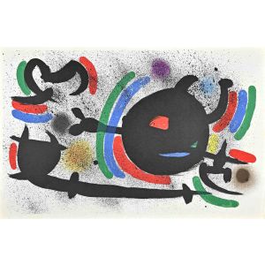 Miró Lithographe I - Plate X