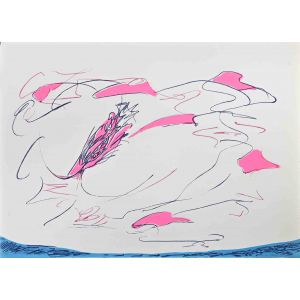 Abstract Pink  Composition 