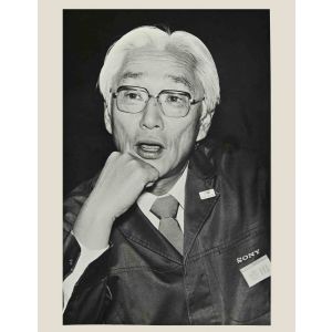 Akio Morita - Vintage b/w Photo