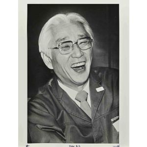Akio Morita - Vintage b/w Photo   